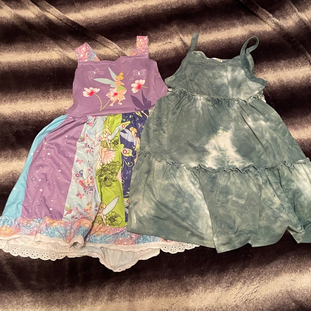 Bundle of Two Kids’ Dresses Sizes 7 to 8 and Small
